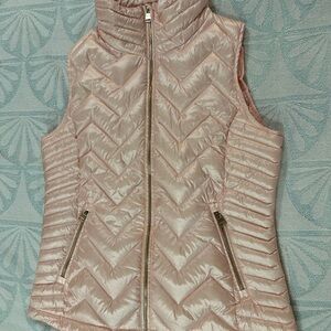 Calvin Klein Light Pink Quilted Vest